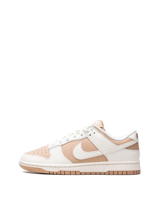 Nike White Dunk Low Next Nature "Hemp" Sneakers