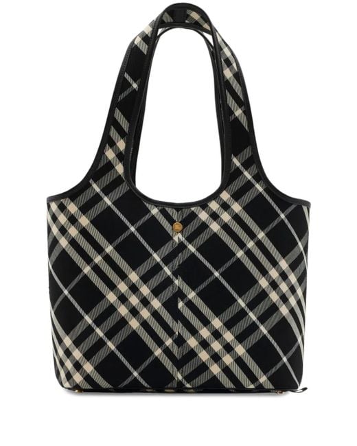 Burberry Black Tote Bag Mit Nova Check