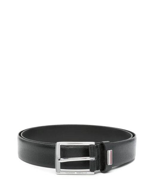 Tommy Hilfiger Black Leather Belt for men