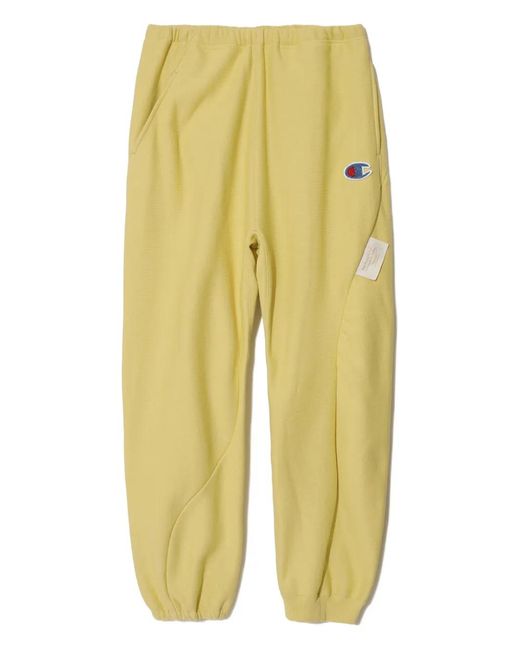 Undercover Yellow Cotton Blend Track Pants