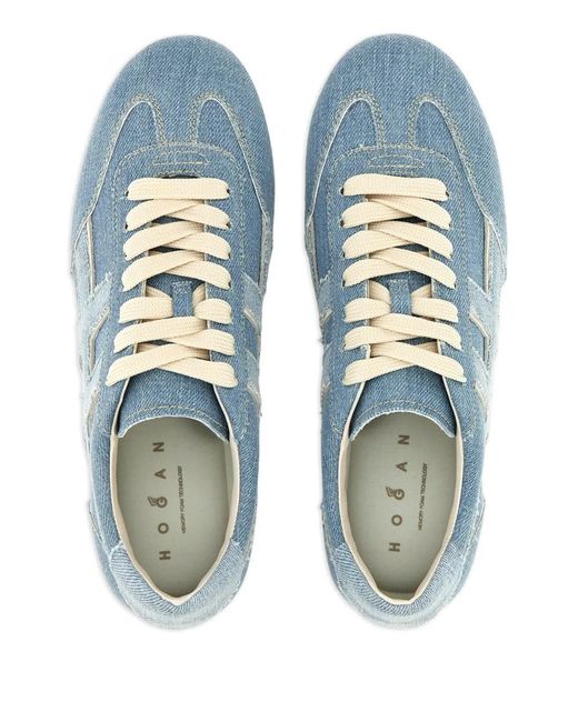 Hogan Blue Olympia Sneakers