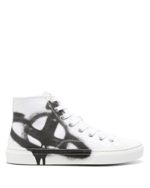Vivienne Westwood Plimsoll High-top Sneakers in het White