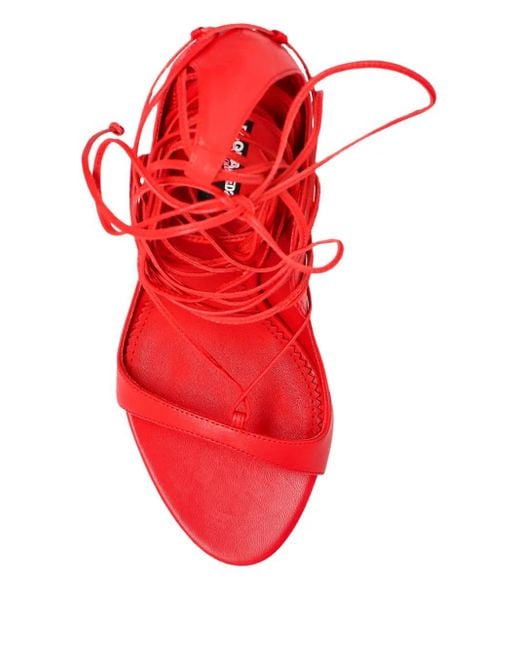 DSquared² Red X Vaquera Sandalen Mit Schnürung 120Mm