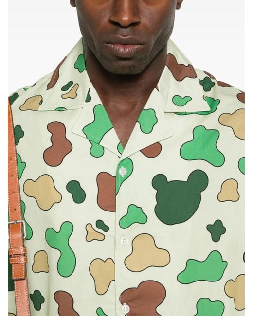 INBETWEENERS Green Graphic-Print Shirt
