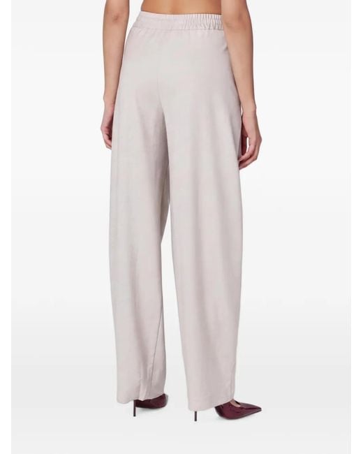 ANDAMANE Pink Elasticated-Waistband Track Pants