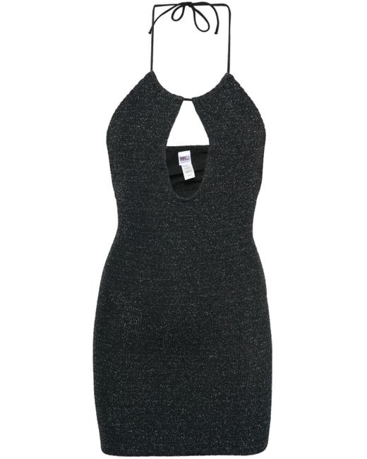 Mc2 Saint Barth Palmer Mini-jurk Van Lurex in het Black
