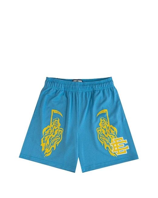 Eric Emanuel Blue X Warren Lotas Mesh Shorts for men