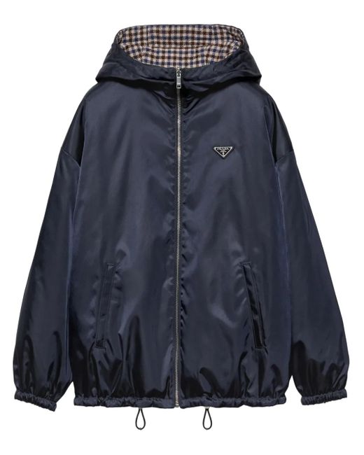 Prada Blue Re-Nylon Blouson Jacket