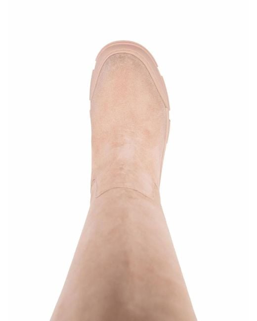 Vic Matié Multicolor Suede Slip-On Boots