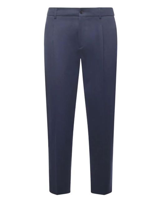 BE ABLE Blue Button-Up Trousers for men