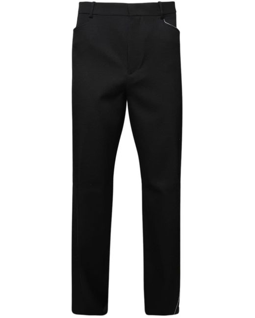 Pantaloni con inserti di Lanvin in Black da Uomo
