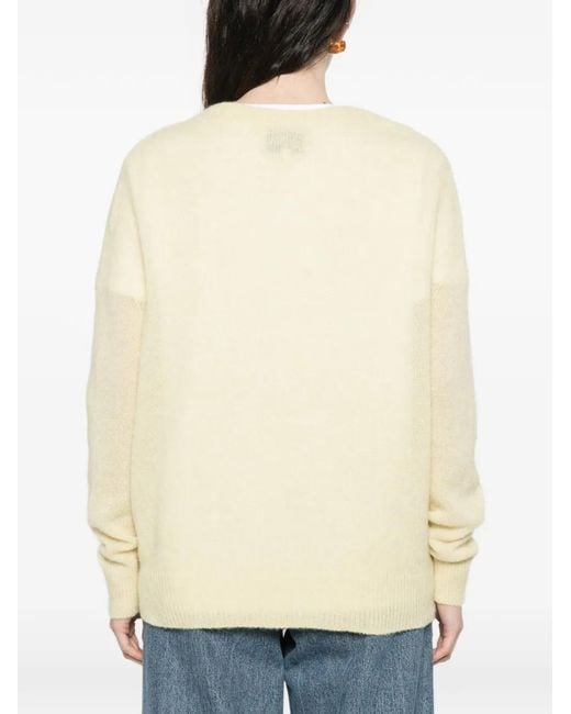 Bompard Natural Round-Neck Sweater