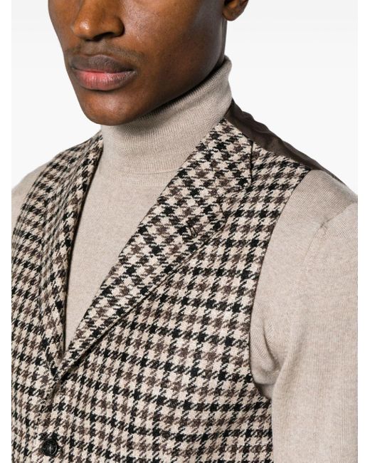 Houndstooth waistcoat best sale