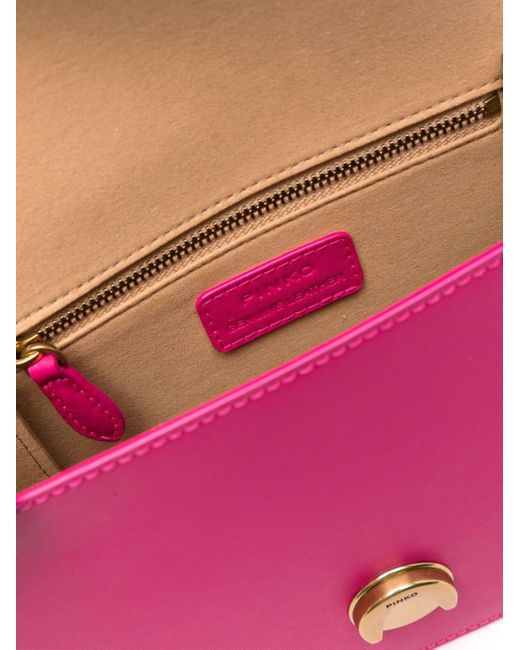 Pinko Pink Micro Love One Tote Bag
