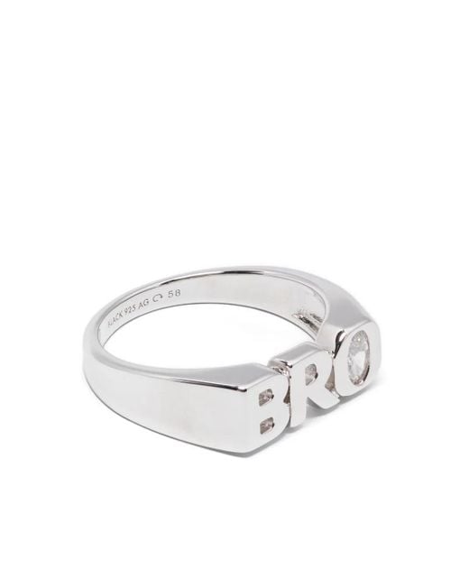Maria Black White Bro Royal Ring