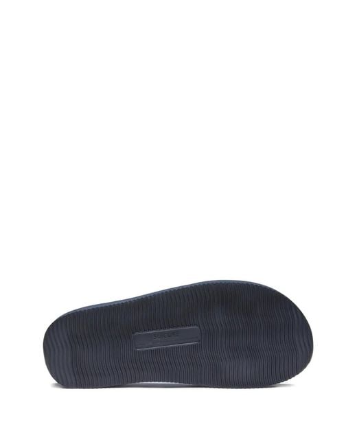 Suicoke Blue Moto Touch-Strap Sandals