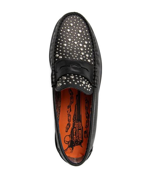 Naked Wolfe Black Dan Loafers for men