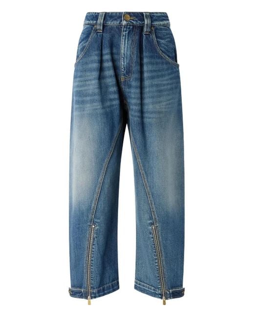 Pinko Blue Loose-Fit Jeans