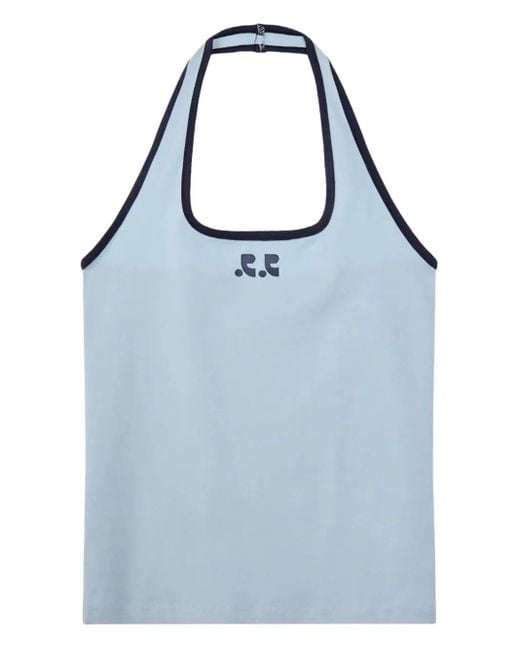 Rest&Recreation Blue Neckholder-Top
