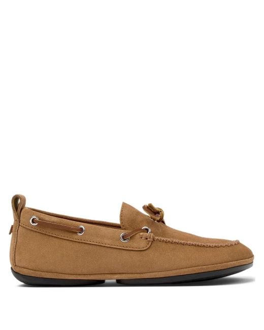 Camper Right Nina Suède Bootschoenen Met Veters in het Brown