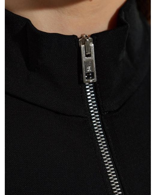Alexander Wang Black Zip Up Top