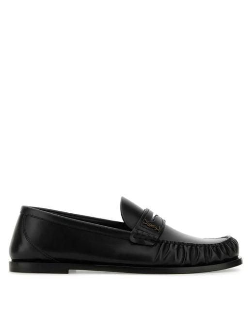 Saint Laurent Black Loafers