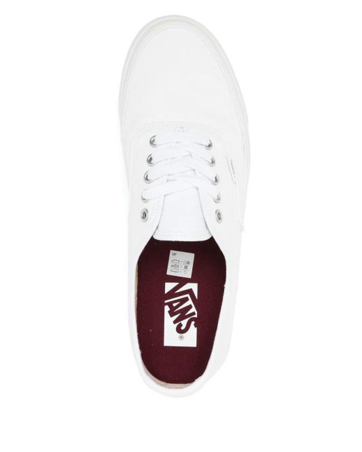 Sneakers Con Cuciture Decorative di Vans in White
