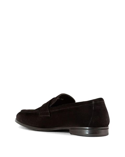 Doucal's White Suede Loafers for men