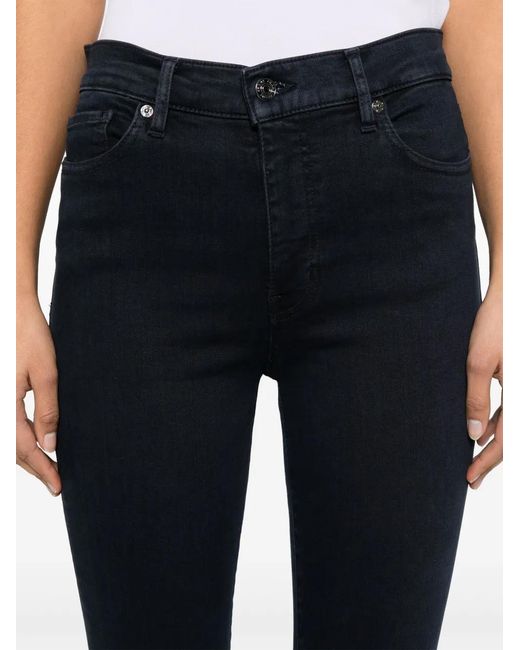 FRAME Blue Le High Skinny Jeans