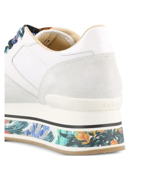 Hogan White H427 Maxi Sneakers