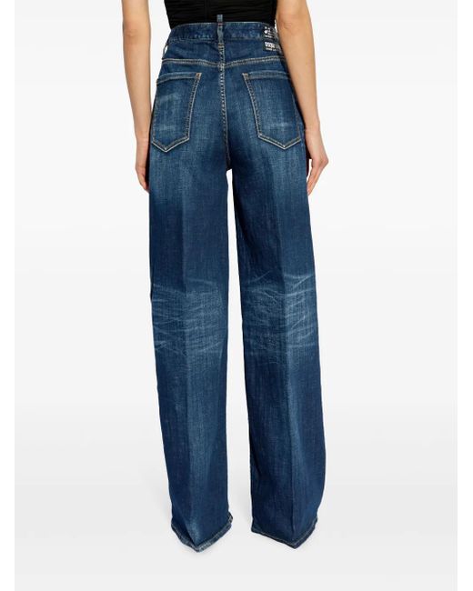 Vaqueros anchos DSquared² de color Blue