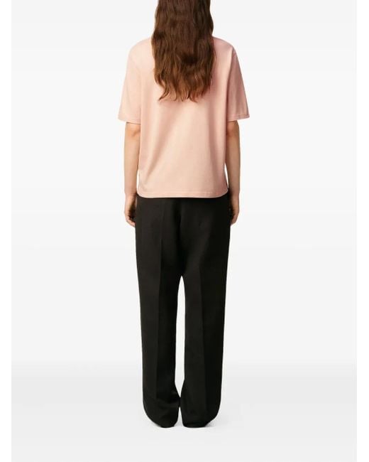 AMI Pink Ami De Coeur T-Shirt