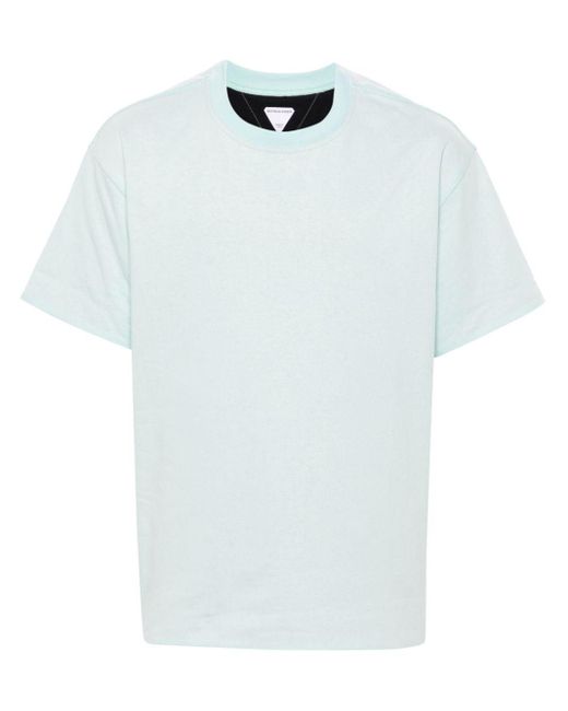 Bottega Veneta Gelaagd Katoenen T-shirt in het White voor heren