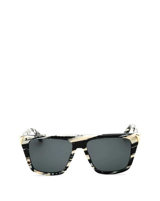 Roberto Cavalli Gray Square-Frame Sunglasses