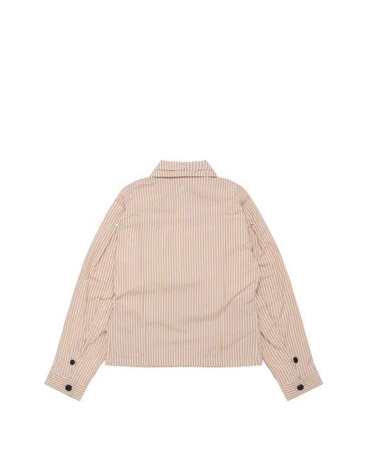 Asics Natural Mirbelioids Striped Jacket