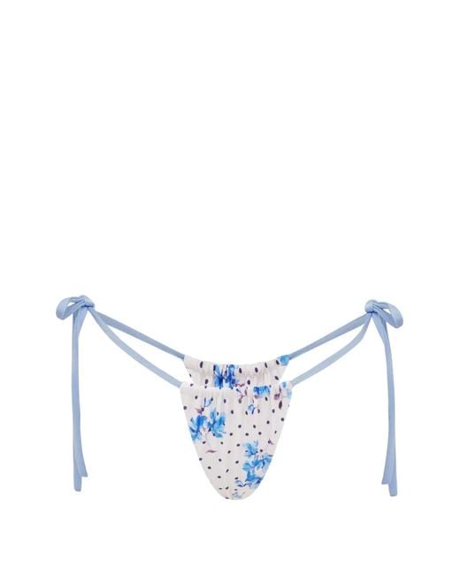 FAE SWIM Blue Birdie Bikini Bottoms