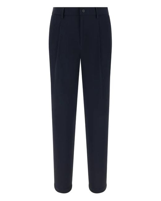 Boggi Blue B-Tech Stretch Nylon Pants for men