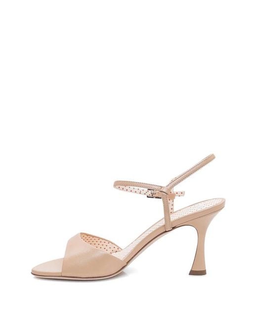 3Juin White Cyndi Strap Sandals