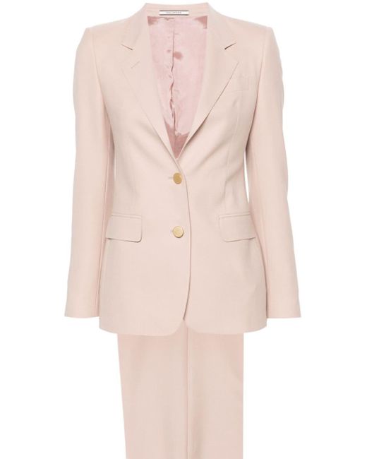Single-breasted evening suit Tagliatore en coloris Pink