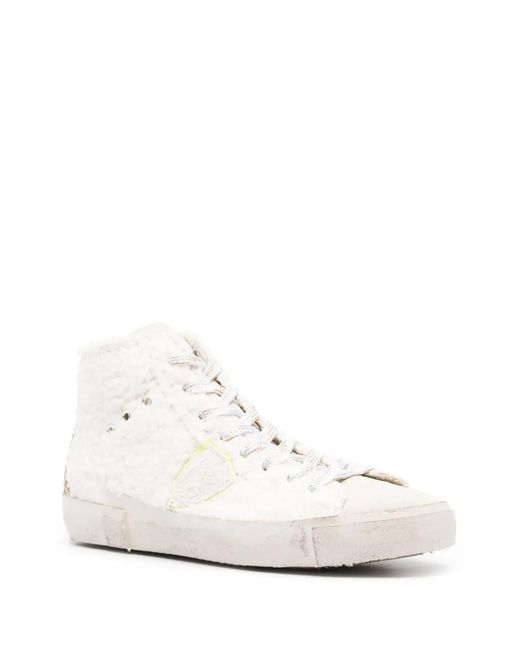 Philippe Model White Prsx High Sneakers
