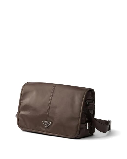 Borsa A Spalla di Prada in Brown da Uomo