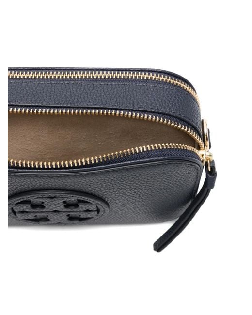 Bandolera con correa con logo Tory Burch de color Blue