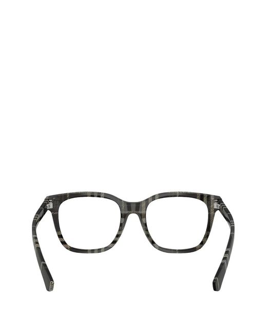 Burberry Black Check-Pattern Glasses