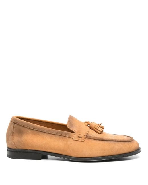 Mocasines de piel Doucal's de hombre de color Brown