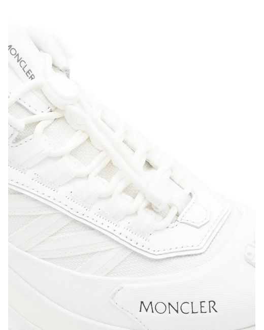 Moncler White Trailgrip Gtx Lace-Up Fastening Sneakers