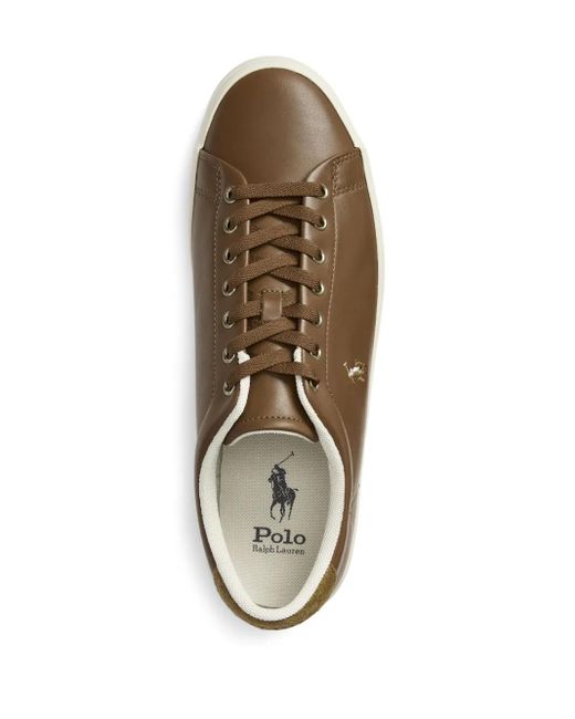 Zapatillas bajas con cordones Polo Ralph Lauren de hombre de color Brown