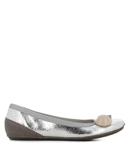 Dove Nuotano Gli Squali White Ballerines Becky