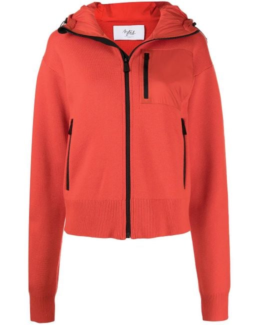 Aztech Mountain Red Hoodie Matterhorn À Design Isotherme