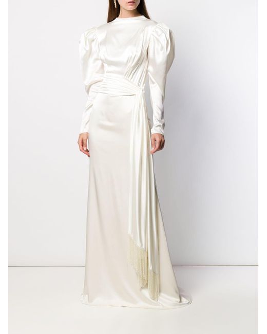 White Silk Dress Long Sleeve Shop, 59 ...