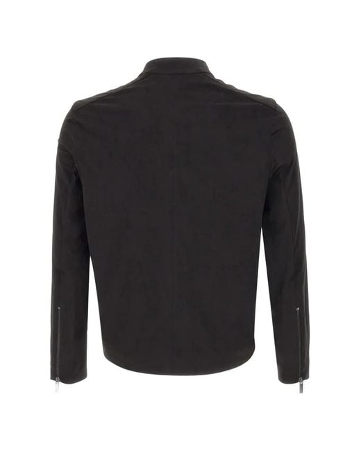 Rrd Black Zip Biker Jacket for men